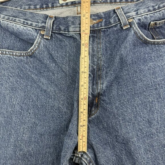 Harley-Davidson Mens Jeans 36x34 (Actual 35x33)  Denim Straight Leg Med Wash - Picture 5 of 9